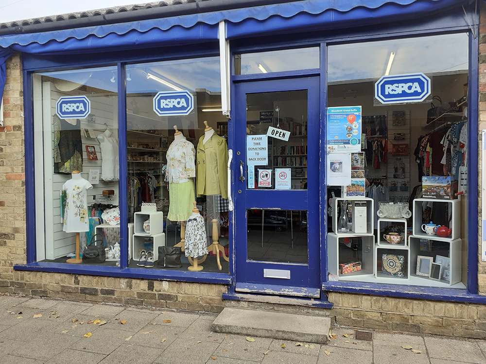 RSPCA Woodside Whittlesey Charity shop